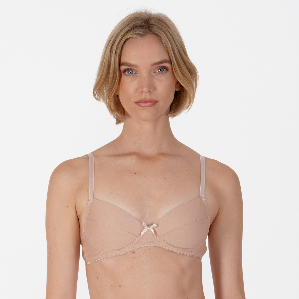 Little-Women-KIKI-Cotton-Non-Wired-T-Shirt-Bra-Nude