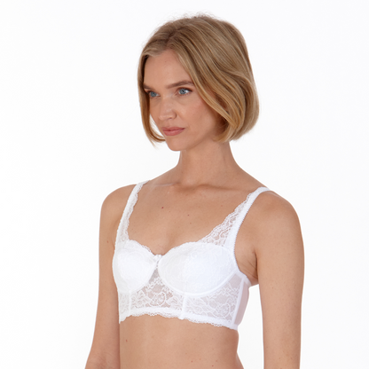 Little-Women-PERFECTLY-YOU-LONGLINE-Non-Wired-Bra-White