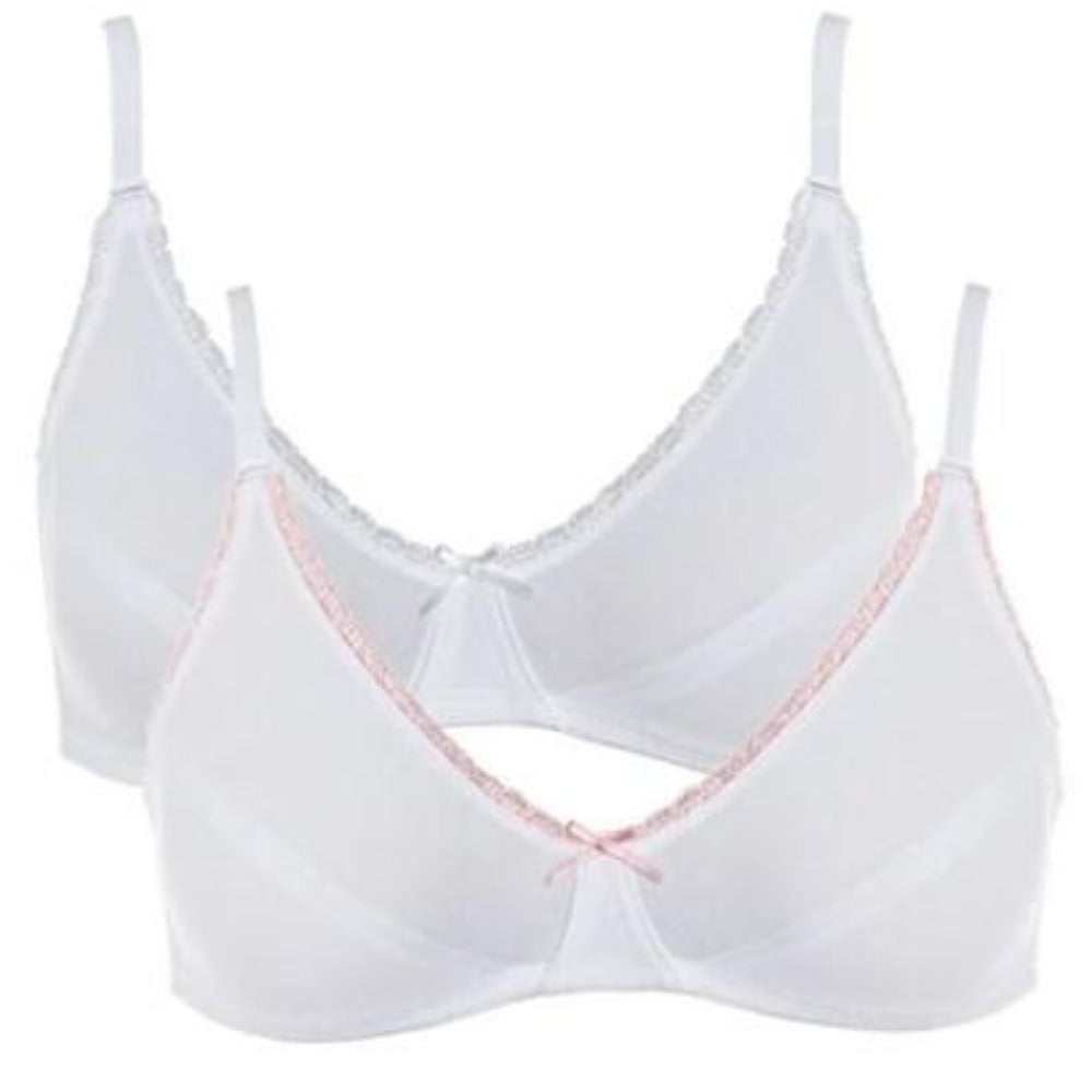 Padded Non-Wired First Bras 2 Pack, Lingerie