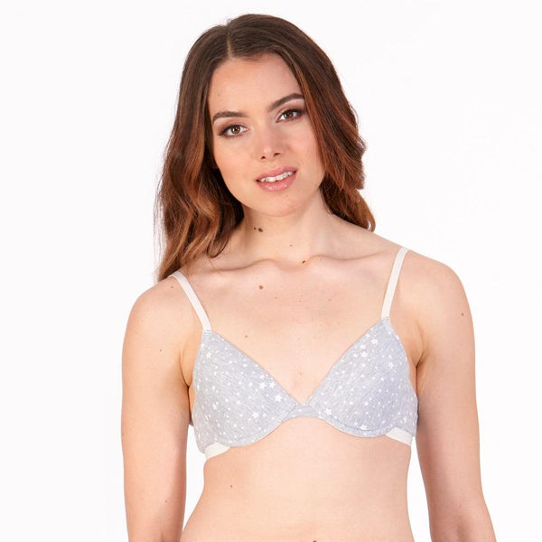 Little Women Ebony Underwired Medium Padded Longline Bra